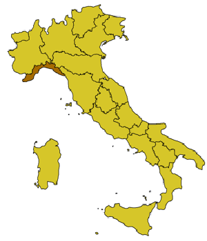 Posizione del comune nell'Italia